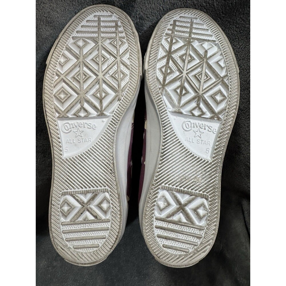 Converse All Star Marimekko Cream And Purple Groovy High Top Shoes Size Woman 7 - Picture 12 of 12